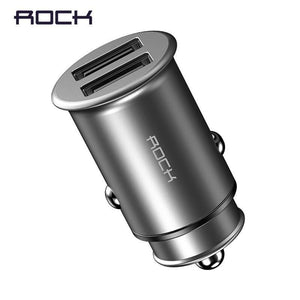 Planet Gates China / Black Rock 4.8A Dual USB Car Charger for iPhone Samsung Huawei Xiaomi Mobile Phone Fast Car Phone Charger USB Travel Car-Charger