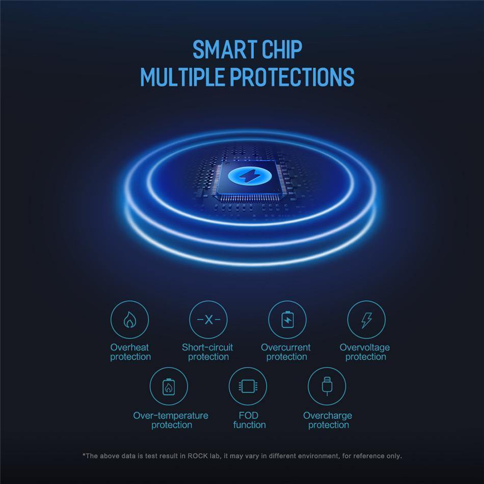 Planet Gates China / Black ROCK 7.5W/10W Qi Wireless Charger with Cooling Fan for iPhone XS MAX XR X Samsung Galaxy S9 8 Note 9 Fast Phone Charger Holder