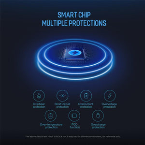 Planet Gates China / Black ROCK 7.5W/10W Qi Wireless Charger with Cooling Fan for iPhone XS MAX XR X Samsung Galaxy S9 8 Note 9 Fast Phone Charger Holder