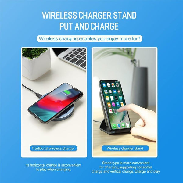 Planet Gates China / Black ROCK 7.5W/10W Qi Wireless Charger with Cooling Fan for iPhone XS MAX XR X Samsung Galaxy S9 8 Note 9 Fast Phone Charger Holder