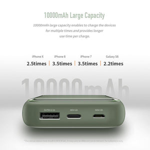Planet Gates China / Black ROCK Led Mini Power Bank 10000mAh Portable External Battery Thin Poverbank For iPhone X 8 7 6 Samsung S8 S9 Xiaomi mi power bank
