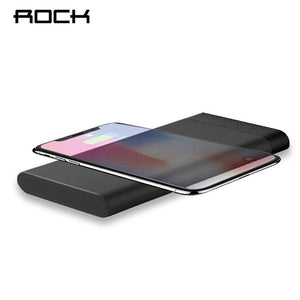 ROCK Power Bank 10000mah QI Wireless Charger Portable External Battery Built-in Powerbank For iPhone X 8 Samsung S8 S9 Plus - Planet Gates