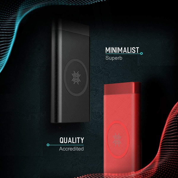 Planet Gates China / Black ROCK Power Bank 10000mah QI Wireless Charger Portable External Battery Built-in Powerbank For iPhone X 8 Samsung S8 S9 Plus