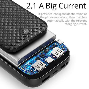 Planet Gates China / Black ROCK Power Bank 20000mah Fast Charger Portable External Battery Pack Batteries Powerbank for Samsung Xiaomi Smart Phone