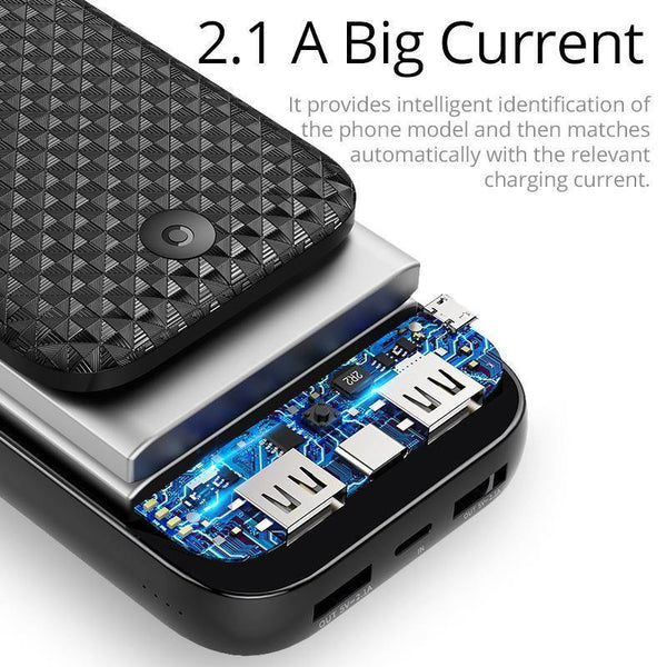 Planet Gates China / Black ROCK Power Bank 20000mah Fast Charger Portable External Battery Pack Batteries Powerbank for Samsung Xiaomi Smart Phone