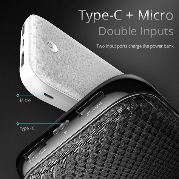 Planet Gates China / Black ROCK Power Bank 20000mah Fast Charger Portable External Battery Pack Batteries Powerbank for Samsung Xiaomi Smart Phone