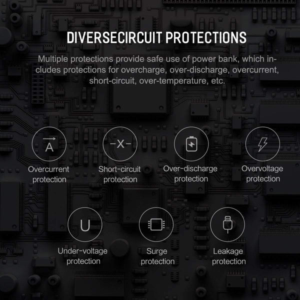 Planet Gates China / Black ROCK QI Wireless Charger Power Bank 10000mah Portable External Battery Charger Powerbank For iphone Samsung Xiaomi