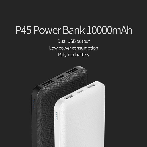 Planet Gates China / Black ROCK Slim 10000 mAh Power Bank,Portable Powerbank battery power-bank 10000mah With LED Light for Mobile Phone for Ultra-thin