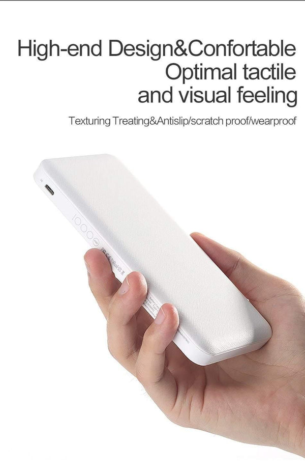 Planet Gates China / Black ROCK Slim Power Bank 10000 mAh Portable Charging Ultra thin Powerbank external battery backup pack for iPhone poverbank 10000mah