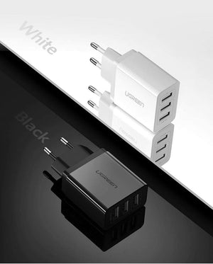 Planet Gates China / Black Ugreen USB Charger for iPhone Xs X 8 7 Fast Phone Charger for Samsung Xiaomi Huawei Wall Charger EU Adapter Mobile Phone Charger