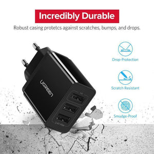 Planet Gates China / Black Ugreen USB Charger for iPhone Xs X 8 7 Fast Phone Charger for Samsung Xiaomi Huawei Wall Charger EU Adapter Mobile Phone Charger