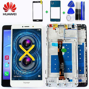 Planet Gates China / Black With Frame LCD Display For Huawei Honor 6X BLN-L24 BLN-AL10 BLN-L21 BLN-L22 touch screen Digitizer Assembly Frame with Free Tools