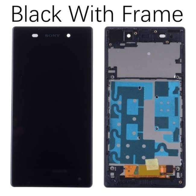 Planet Gates China / Black with Frame LCD For SONY Xperia Z1 Display Touch Screen with Frame For SONY Xperia Z1 Display L39 L39H C6902 C6903 Z1 LCD