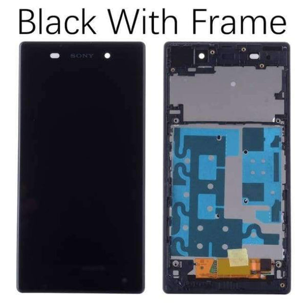 Planet Gates China / Black with Frame LCD For SONY Xperia Z1 Display Touch Screen with Frame For SONY Xperia Z1 Display L39 L39H C6902 C6903 Z1 LCD