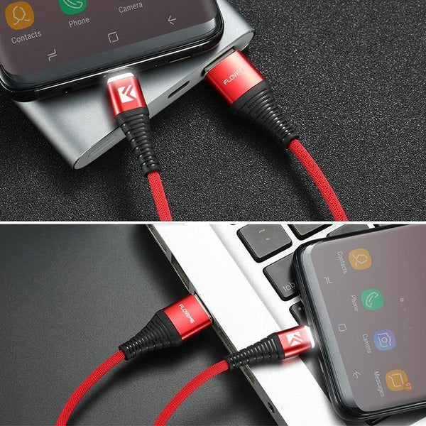 Planet Gates China / Black With LED / 1M FLOVEME LED USB Type C Cable For One Plus 6 5t Xiaomi Mi6 Mobile Phone Type-C Charger Cable For Samsung Galaxy Note 9 8 S9 USB C