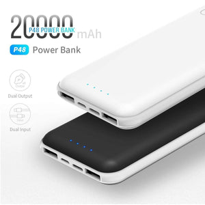 Planet Gates China / Black2 ROCK Power Bank 20000mAh Portable External Battery Charger Dual USB PowerBank for iphone Samsung Xiaomi