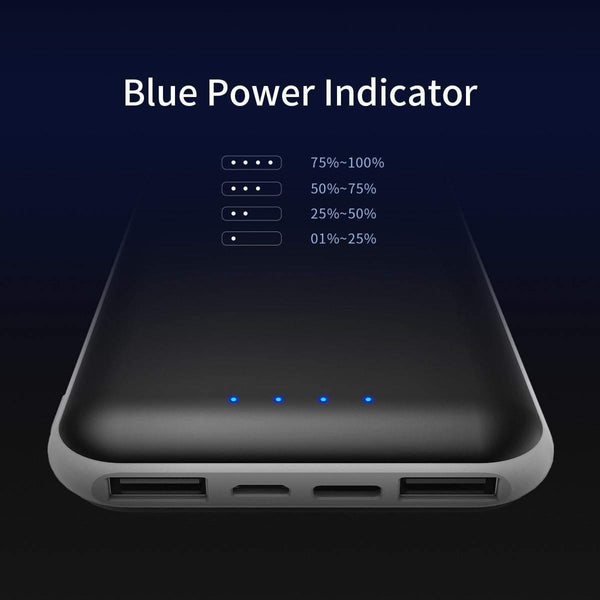 Planet Gates China / Black2 ROCK Power Bank 20000mAh Portable External Battery Charger Dual USB PowerBank for iphone Samsung Xiaomi