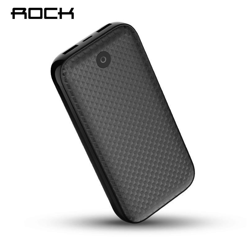 Planet Gates China / Black2 ROCK Power Bank 20000mAh Portable External Battery Charger Dual USB PowerBank for iphone Samsung Xiaomi