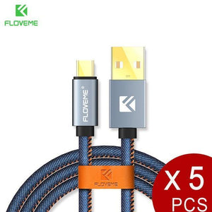 Planet Gates China / Blue / 1m FLOVEME 5Pcs/Lot Original Micro USB Cable 2.1A Fast Charger Data Sync 30cm 1m 2m Phone Cables For Samsung Xiaomi LG Android Cabo