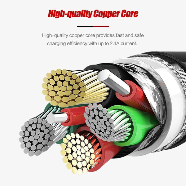 Planet Gates China / Blue / 200cm ROCK L-Shape USB Mobile Phone Cable For iPhone X 8 7 6 6s Plus se 5 iPad Air Mini Fast Charging Charger Data Mobile Phone Cord
