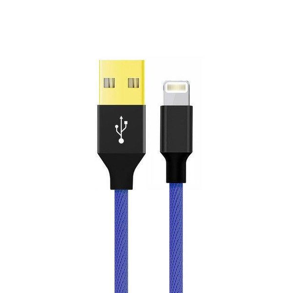 Planet Gates China / Blue / 2m Suntaiho USB Cable For Iphone 8 Gold-plated USB Cable Fast Charger Data Cable For iPhone X 7 6 5s Mobile Phone Cables