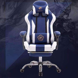 Planet Gates China / Blue and white Pedal Game armchair Computer gaming gamer Chair To Work An Office Chair Sports The Electric Chair