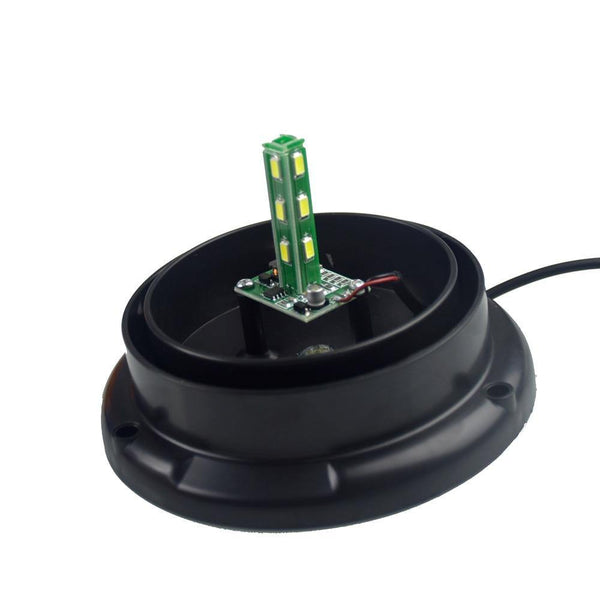 Planet Gates China / Blue DC 12V-80V Strobe Car LED Flashing Cargo Truck Carrying A Circular Signal Magnetic Ceiling Police Lights Warning Lamp 3 Color