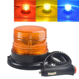 Planet Gates China / Blue DC 12V-80V Strobe Car LED Flashing Cargo Truck Carrying A Circular Signal Magnetic Ceiling Police Lights Warning Lamp 3 Color