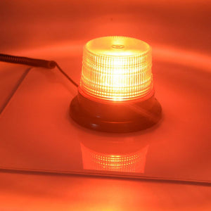 Planet Gates China / Blue DC 12V-80V Strobe Car LED Flashing Cargo Truck Carrying A Circular Signal Magnetic Ceiling Police Lights Warning Lamp 3 Color