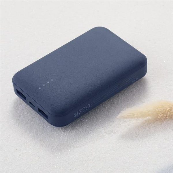 Planet Gates China / Blue ROCK Mini Power Bank 10000mAh External Battery Charger Portable Charger Dual USB Powerbank for iphone X Samsung Xiaomi