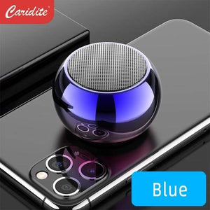 Planet Gates China / Blue / Speaker Caridite 2021 Popular Tws Super Mini Multi-Function Outdoor Sports Portable Round Small Steel Cannon Wireless Bt Speaker