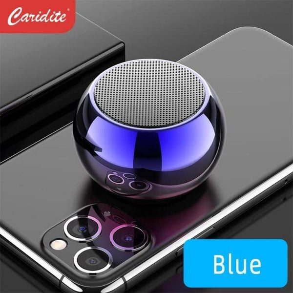Planet Gates China / Blue / Speaker Caridite 2021 Popular Tws Super Mini Multi-Function Outdoor Sports Portable Round Small Steel Cannon Wireless Bt Speaker