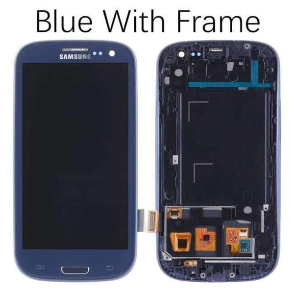 Planet Gates China / Blue with Frame i9300i i9300 Display For SAMSUNG Galaxy S3 LCD Screen Assembly with Frame Replacement For SAMSUNG Galaxy S3 Display i9300 LCD