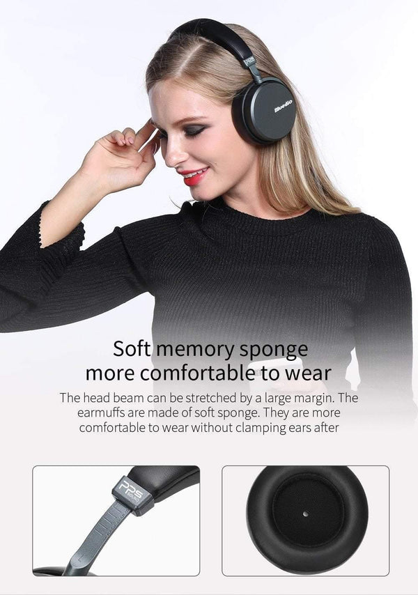Planet Gates China Bluedio V2  Bluetooth headphones Wireless headset PPS12 drivers with microphone high-end headphone for phone and music