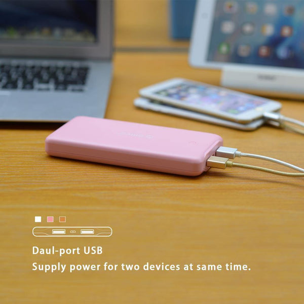 Planet Gates China / brown ORICO 20000mAh Power Bank Portable Charger Dual USB Powerbank External Battery Pack