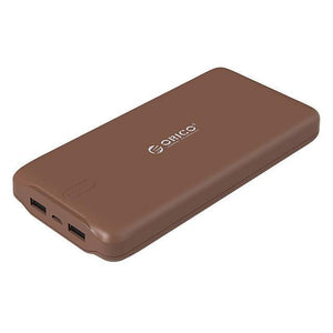 Planet Gates China / brown ORICO 20000mAh Power Bank Portable Charger Dual USB Powerbank External Battery Pack