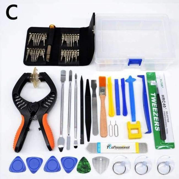 Planet Gates China / C Mobile Phone Screen Opening Pliers Repair Tools Kit Screwdriver Pry Disassemble Tool Set for iPhone Samsung iPad