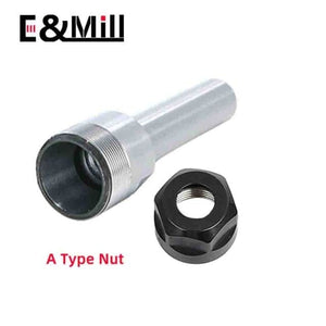 Planet Gates China / C12-ER11-150L / A Type Nut C6 C8 C10 C12 C16 C20 ER8 ER11 ER16 ER20 ER25 Chuck Deep Processing Straight Shank Extension Rod Collet Chuck for CNC Milling