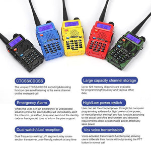 Planet Gates China / Camo UV-5R Walkie Talkie VHF UHF Dual Band Handheld Two Way Radio pofung uv5r Walkie-talkie Radio 5R Communication Equipment