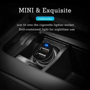 Suntaiho Dual USB Car Charger Mini Car-Charger 3.1A Mobile Phone Car charger adapter Car GPS Samrtphone for iPhone Xiaomi Huawei - Planet Gates