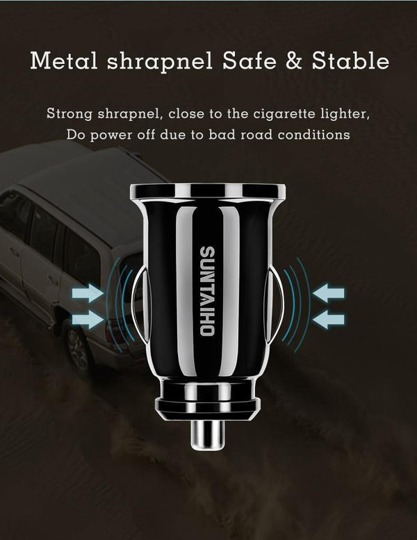 Planet Gates China / Car  Charger Suntaiho Dual USB Car Charger Universal Car-Charger 3.1A Mini Mobile Phone Car-charger adapter  for iPhone 7 Car Phone Charger