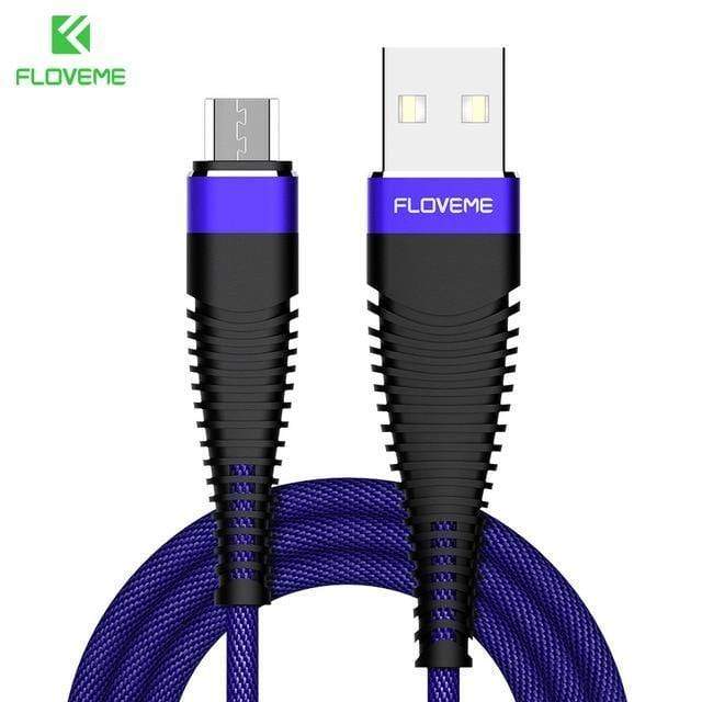Planet Gates FLOVEME Hi-Tensile Micro USB Cable 1M Braided Data Sync 2A Charger Phone Cable For Samsung Galaxy S7 Edge S6 Xiaomi Note 4X Cabo