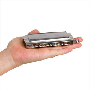 Planet Gates China / Chromatic Harmonica Harmonica Mouth Organ French Harp Phosphor Bronze Reeds 10 Holes 40 Tone Key of C with Case