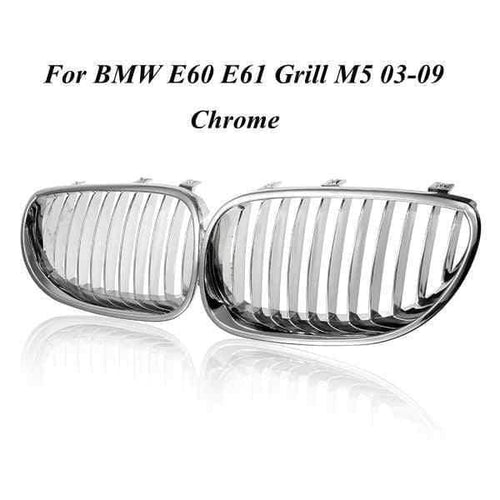 Planet Gates China / Chrome Car Front Sport Grill Kidney Grilles Grill For BMW 5 Series M5 E60/E61 2003 2004 2005 2006 2007 2008 2009 2010  Gloss Black