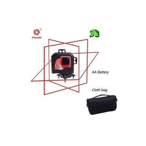Planet Gates China / Cloth Bag AA Battery 3D 93T 12 Lines Laser Level Red Laser Beam Line Self-Leveling 360 Horizontal And Vertical Cross Super Powerful 3D Laser
