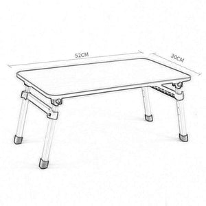 Planet Gates China / Coffee COSTWAY Computer Desks Portable Adjustable Foldable Laptop Notebook Lap Folding Small Desk Stand for Bed Office Furniture W0127