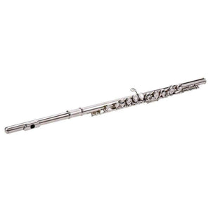 Planet Gates China Concert Flute Silver Plated 16 Holes C Key Cupronickel Musical Instrument with Cleaning Cloth Stick Gloves Screwdriver