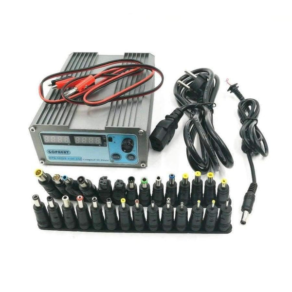 Planet Gates China CPS-3205 II Compact Digital Adjustable DC Power Supply OVP/OCP/OTP+28 PCS connector Notebook power adapter 32V5A  0.01V/0.01A