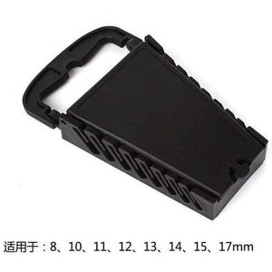 Planet Gates China / CZ170 16 Slot Standard Wrench Clip Holder Plastic Rail Tray Spanner Rack Storage Tools Organizer Bag Garage Wrenches Keeper 7-22mm