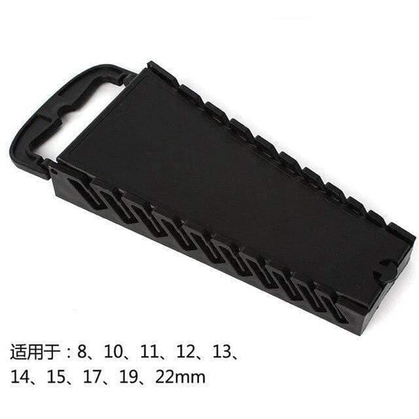 Planet Gates China / CZ171 16 Slot Standard Wrench Clip Holder Plastic Rail Tray Spanner Rack Storage Tools Organizer Bag Garage Wrenches Keeper 7-22mm